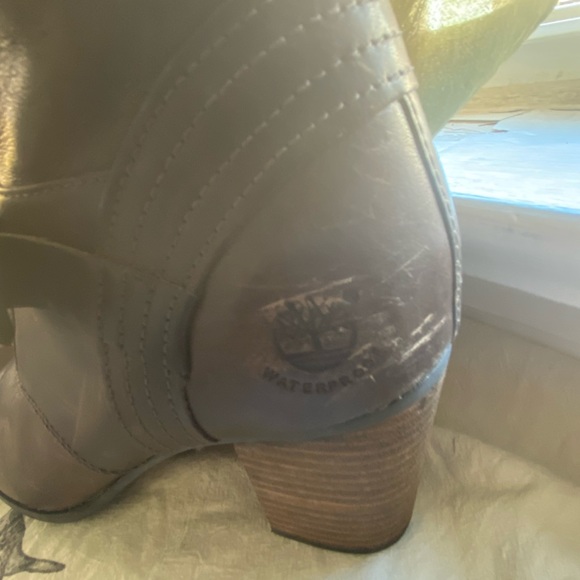 Genuine buttery leather waterproof Timberland lace up knee high boots - Picture 11 of 14